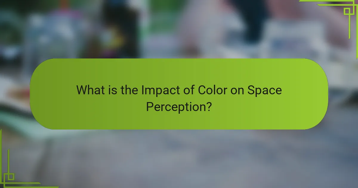 What is the Impact of Color on Space Perception?